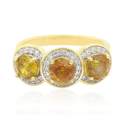 Anillo en oro con Esfalerita