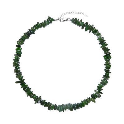 Collar en plata con Nefrita