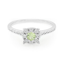 Anillo en plata con Granate Merelani