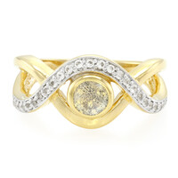 Anillo en plata con Espectrolita