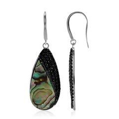 Pendientes en plata con Concha de Abalone