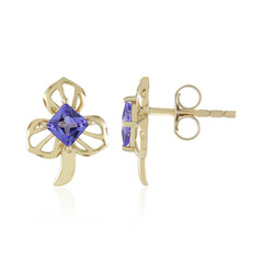 Pendientes en oro con Tanzanita AAA (Ornaments by de Melo)