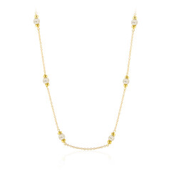 Collar en plata con Perla blanca Freshwater (Joias do Paraíso)