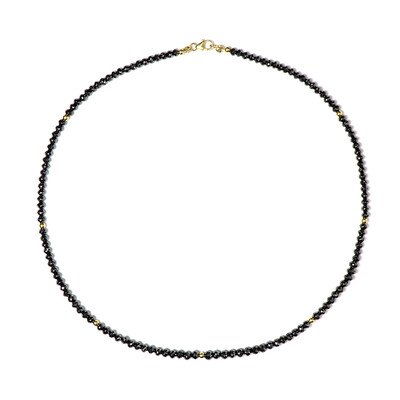 Collar en oro con Diamante negro (Annette)