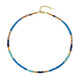 Collar en plata con Zafiro azul de Madagascar (Riya)