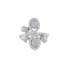 Anillo en plata con Ópalo de Australia
