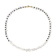 Collar en plata con Cuarzo blanco