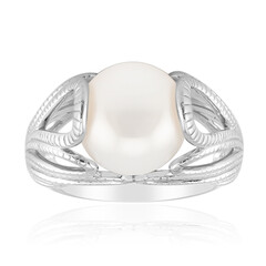 Anillo en plata con Perla blanca Freshwater (Michelle Albala)