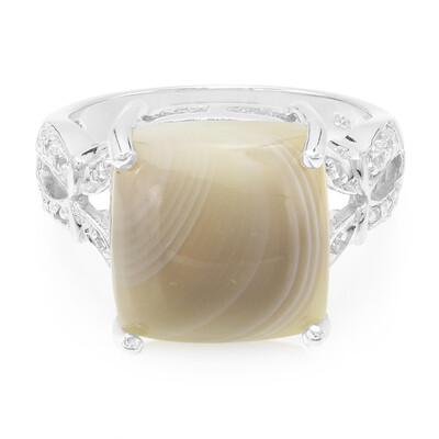 Anillo en plata con Ágata de Botsuana