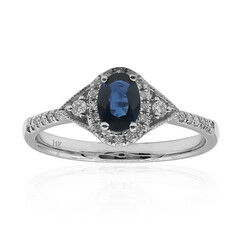 Anillo en oro con Zafiro de Ceilán (CIRARI)