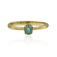 Anillo en oro con Grandidierita (AMAYANI)