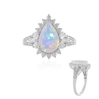 Anillo en oro con Ópalo Welo AAA (de Melo)