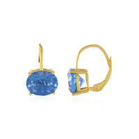 Pendientes en plata con Fluorita de color cambiante