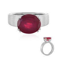 Anillo en plata con Rubí de Madagascar (de Melo)