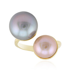 Anillo en plata con Perla plateada Freshwater (TPC)
