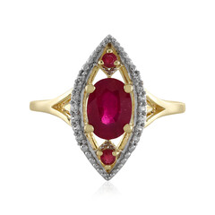 Anillo en oro con Rubí (Adela Gold)
