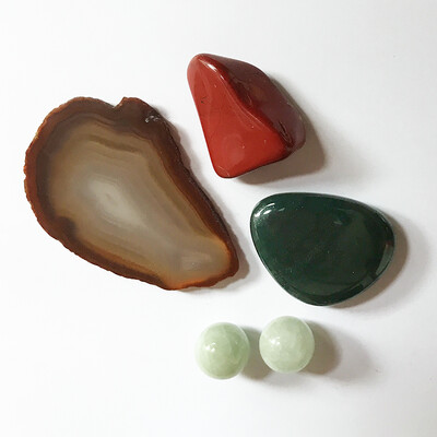 Accesorios para Wellness con Ágata (Lapis Vitalis)
