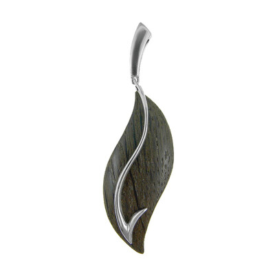 Colgante en plata con Roble palustre (dagen)
