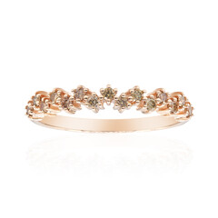 Anillo en oro con Diamante rosa de Francia de Argyle SI1