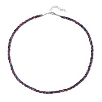 Collar en plata con Rubí