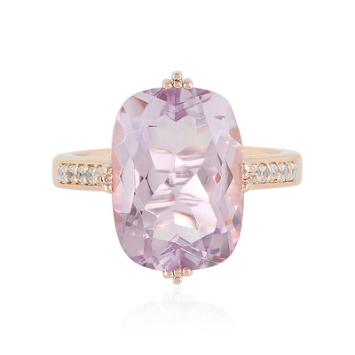 Anillo en plata con Amatista Rosa de Francia