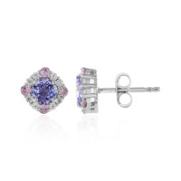 Pendientes en oro con Tanzanita