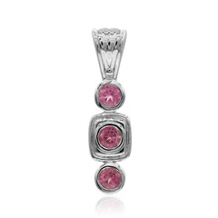 Colgante en plata con Turmalina rosa