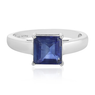 Anillo en plata con Cianita