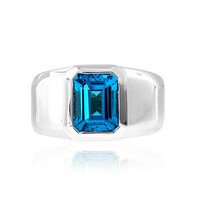 Anillo en plata con Topacio de Marambaia