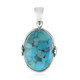 Colgante en plata con Turquesa azul del Mohave Kingman (Art of Nature)