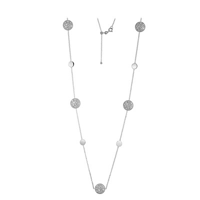 Collar en plata con Zircón (Adela Silber)