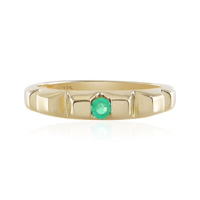 Anillo en oro con Esmeralda de Colombia (de Melo)