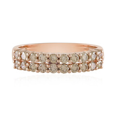 Anillo en oro con Diamante champán SI2