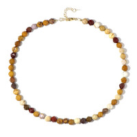 Collar en plata con Mokaita