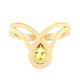 Anillo en oro con Berilo dorado de Australia