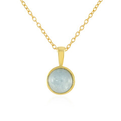 Collar en plata con Aguamarina