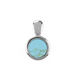 Colgante en plata con Turquesa