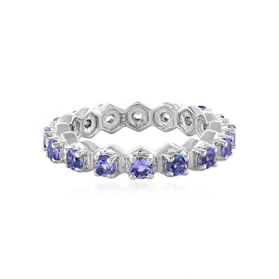 Anillo en plata con Tanzanita