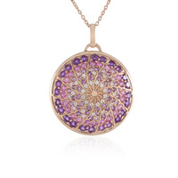 Collar en plata con Amatista (KM by Juwelo)