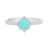 Anillo en plata con Amazonita