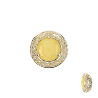 Colgante en oro con Ámbar báltico