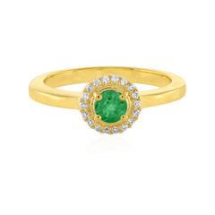 Anillo en plata con Esmeralda de Colombia
