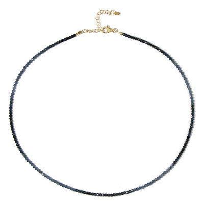 Collar en plata con Zafiro azul