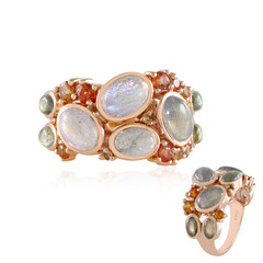 Anillo en plata con Labradorita cobre de Maniry (KM by Juwelo)