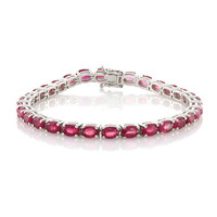 Brazalete en plata con Rubí de Madagascar