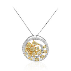 Collar en oro con Diamante amarillo SI2 (CIRARI)