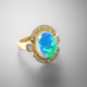 Anillo en oro con Ópalo de Welo (CIRARI)