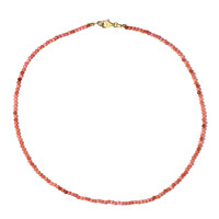 Collar en plata con Cuarzo rosado
