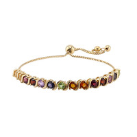 Brazalete en plata con Granate