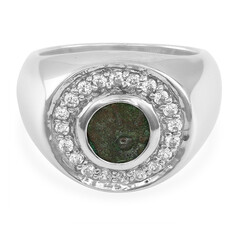 Anillo en plata con Moneda Antiguo mito de la ofrenda de la viuda - Estrella